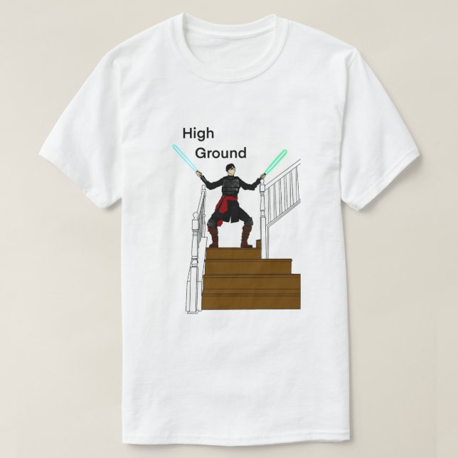 PauvreExcuse4aJedi T-shirt blanc haute terre  (Design devant)