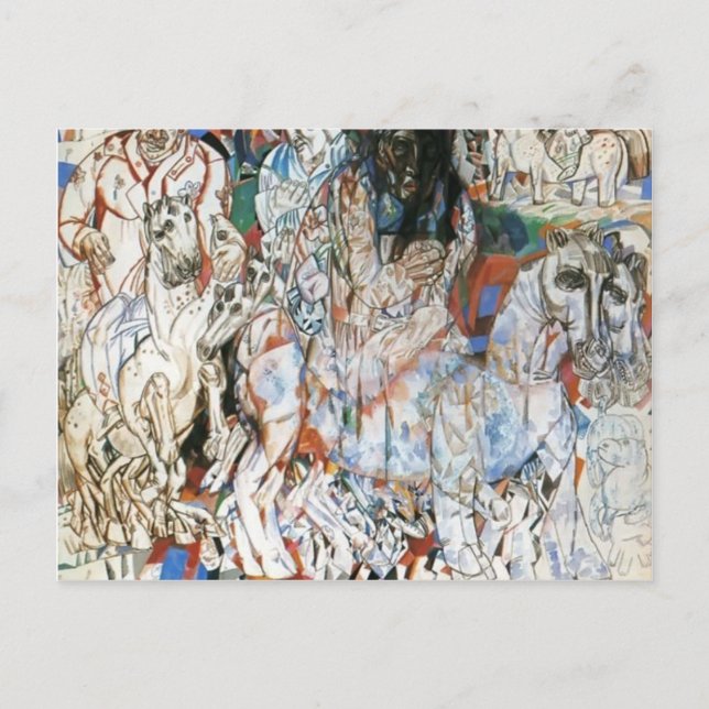 Pavel Filonov- Magi Postkarte (Vorderseite)