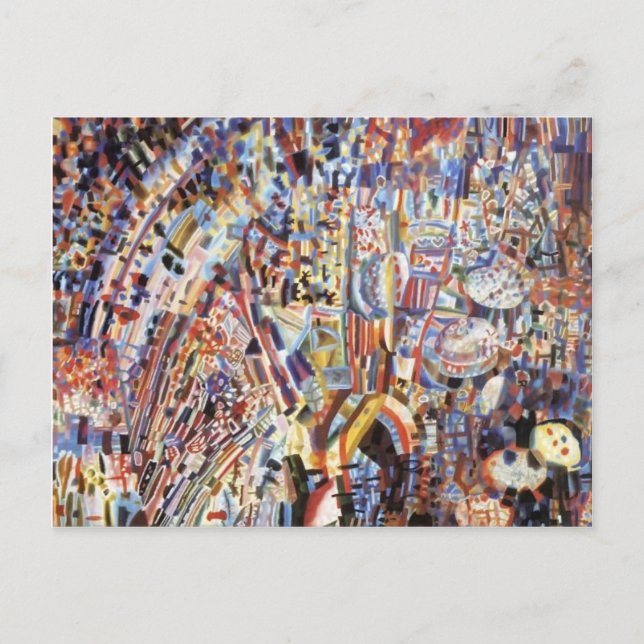 Pavel Filonov - Zusammensetzung Postkarte (Vorderseite)