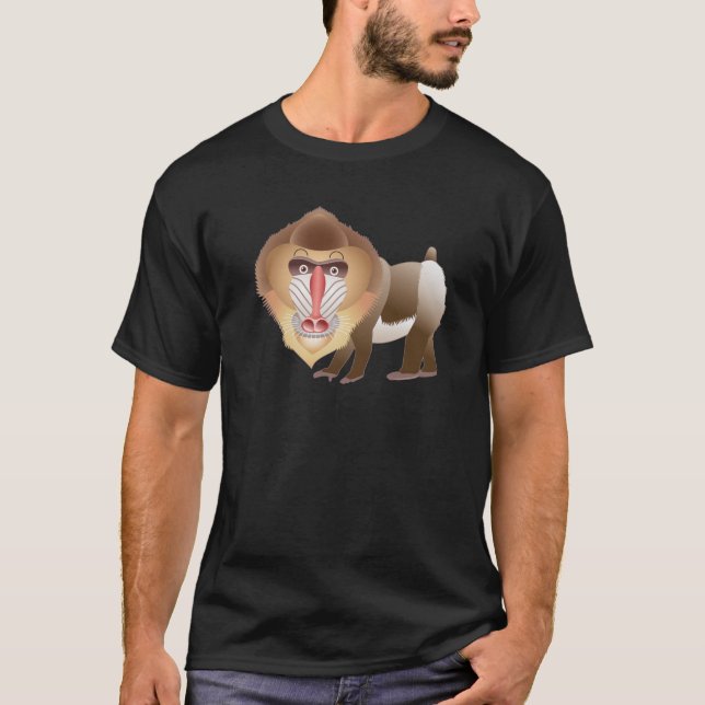 Pavian T-Shirt (Vorderseite)