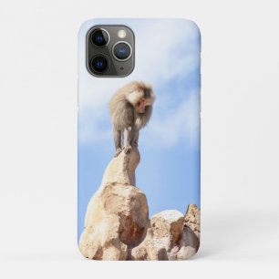 Pavianaffe auf einem Berggipfel Case-Mate iPhone Hülle