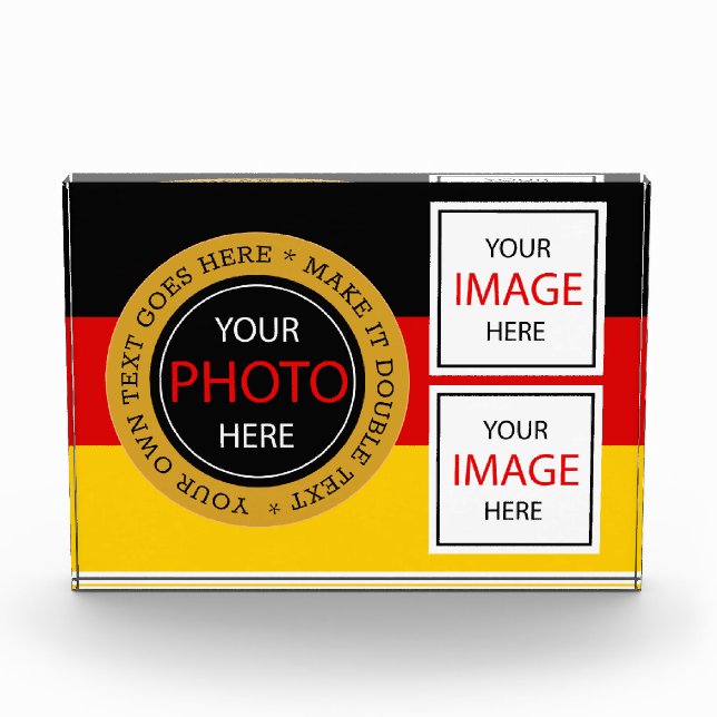 Pavillon allemand Bloc photo & cadres en verre All (Devant)