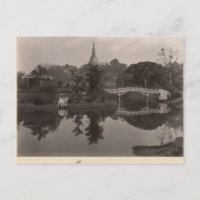 Pavillon auf der Insel im Kantonsgarten