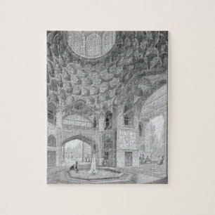 Pavillon der acht Paradiese, in Isfahan, von