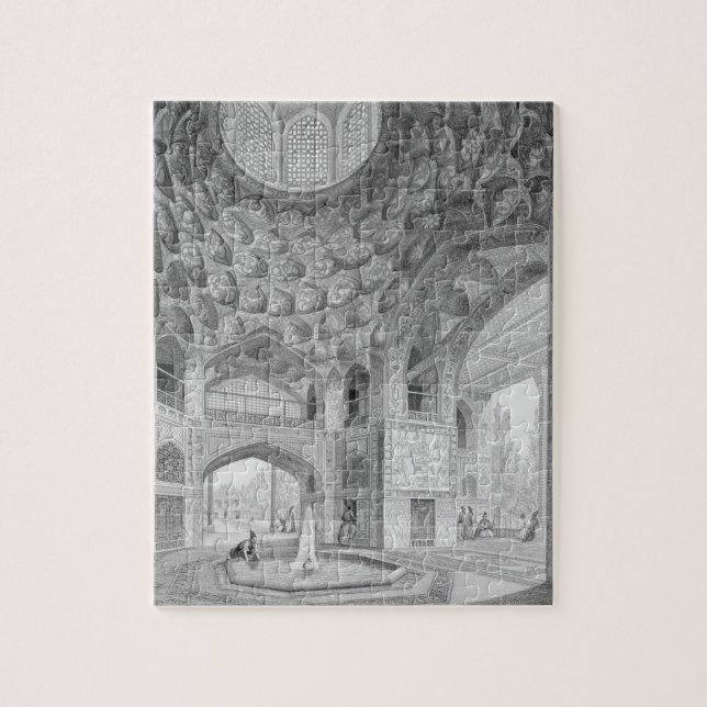 Pavillon der acht Paradiese, in Isfahan, von (Vertikal)