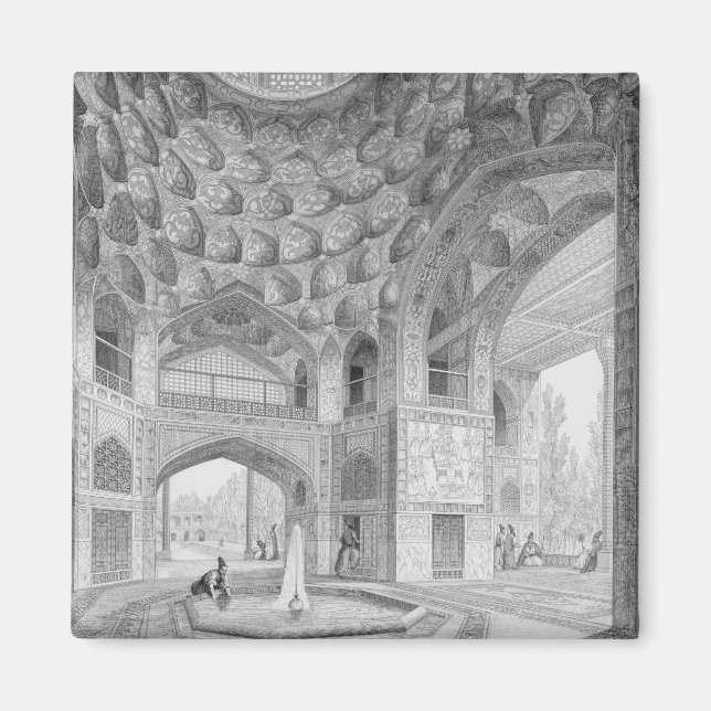 Pavillon der acht Paradises in Isfahan, aus Magnet (Vorne)