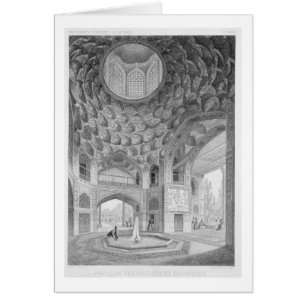 Pavillon des huit paradis, à Isphahan, de