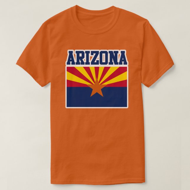Pavillon d'état de l'Arizona T-Shirt (Design devant)