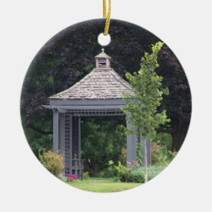 Pavillon-Foto-Ornament Keramik Ornament