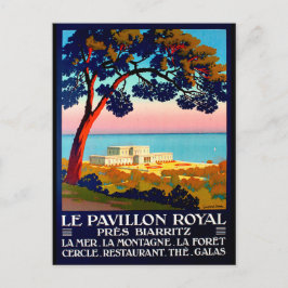 Pavillon Royal, Côte d'Azur, Küste, Vintag Postkarte