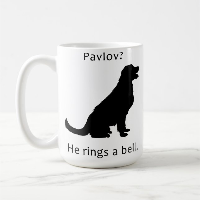 Pavlov Dog Pun Kaffeetasse (Links)