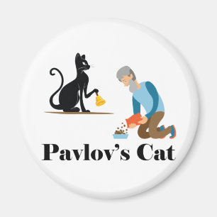 Pavlov's Cat Funny Psychology Magnet