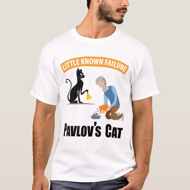 Pavlov's Cat - Funny Psychology T-Shirt (Vorderseite)