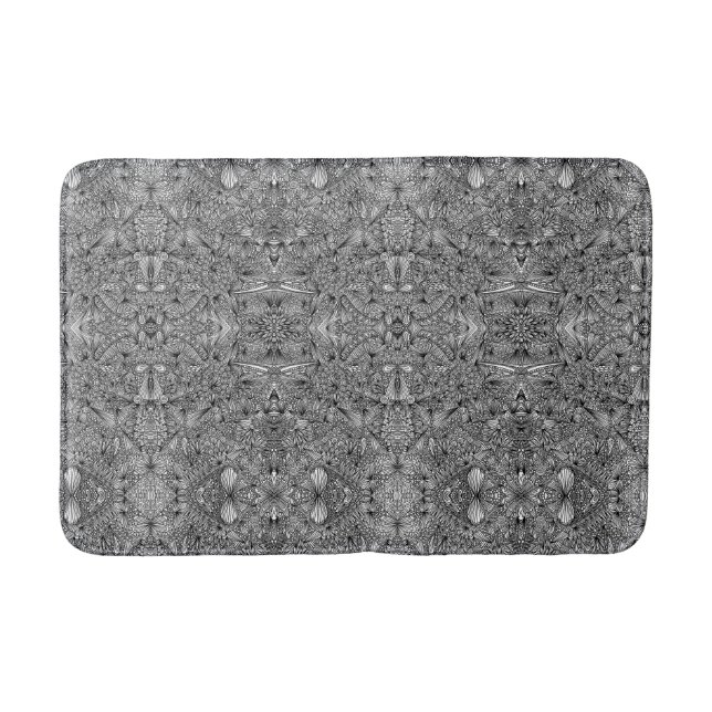 Pavo Pontem Abstrakt Bath Mat Badematte (Vorderseite)