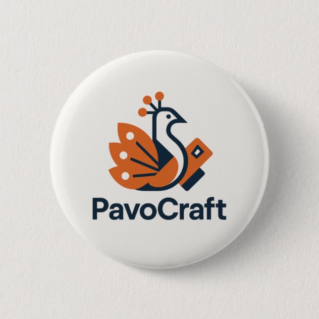 Pavocraft Button (Vorderseite)