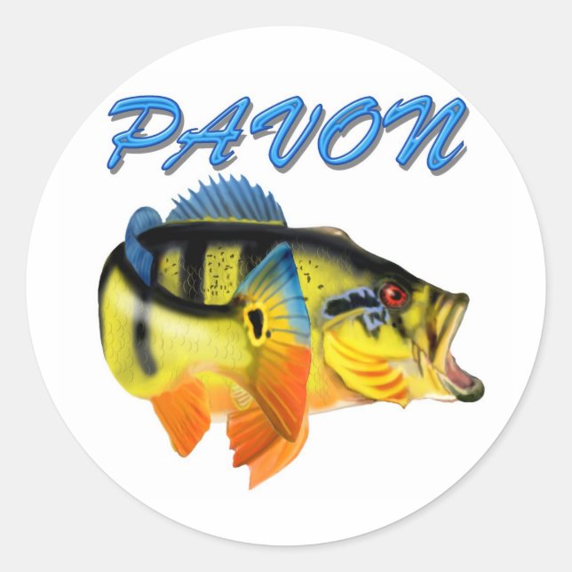 PAVON2 RUNDER AUFKLEBER (Vorderseite)