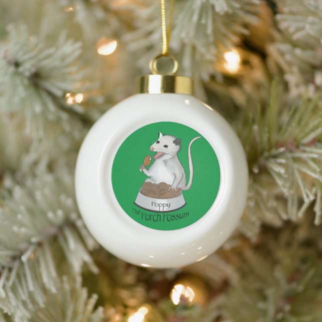 Pavot Le Porc Possum Ornement de Noël (Arbre)