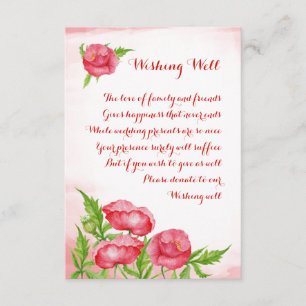 Pavot Mariage Aquarelle Envie De Cartes De Bien