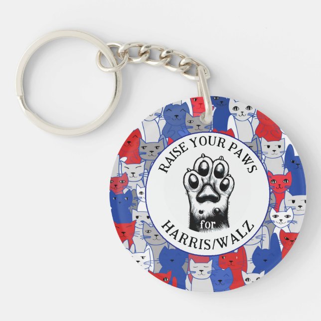 Paw de chat pour Harris/Walz Design (Devant)