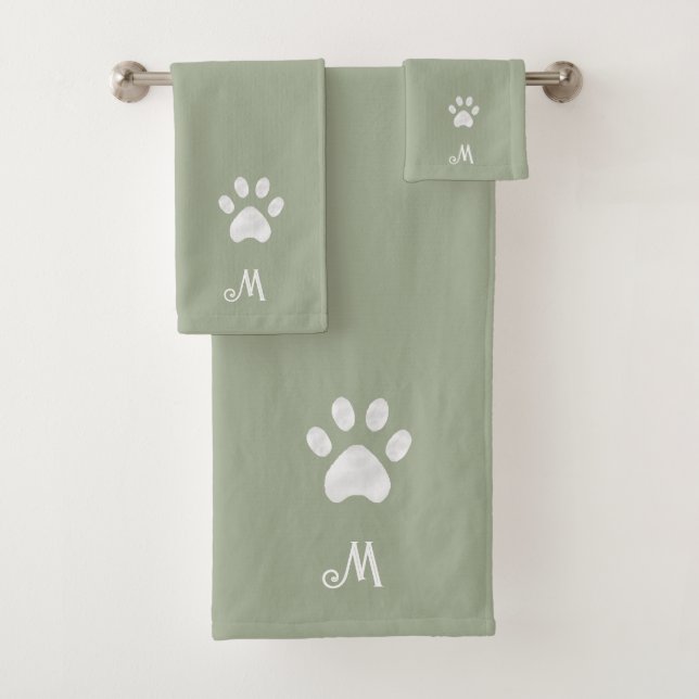 Paw et Monogramme pour animaux de compagnie sur l' (En situation)