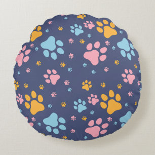Paw Fame Rundes Kissen