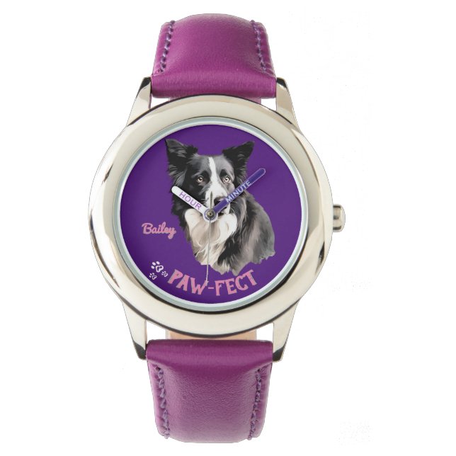 Paw-fect Armbanduhr (Vorderseite)