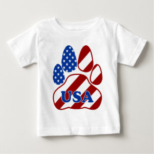 PAW FLAG USA.png Baby T-shirt