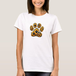 Paw Form Sonnenblume T-Shirt