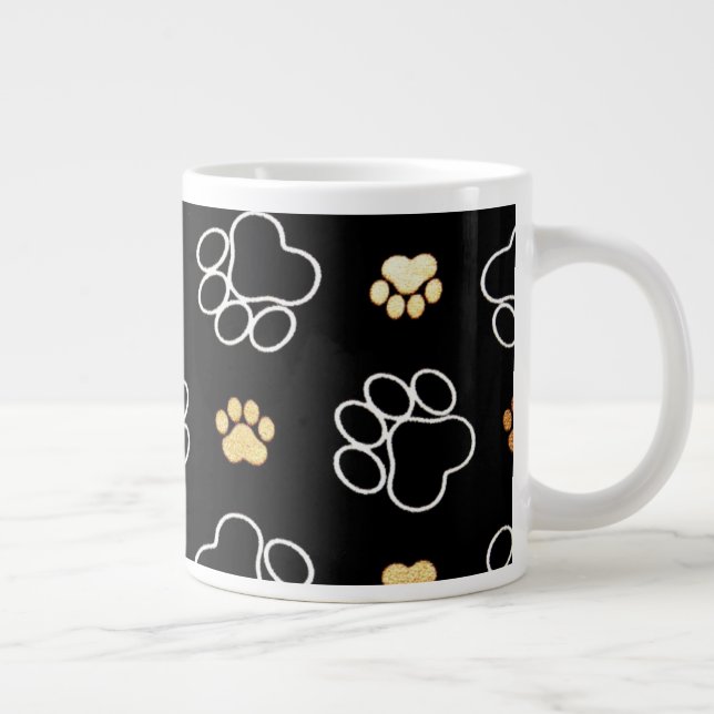 Paw gedruckte Tasse (Rechts)