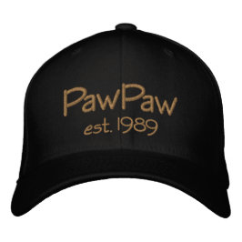 Paw Hat - Khaki Bestickte Baseballkappe