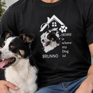 Paw House Haustier mit individuellem Namen, Foto u T-Shirt