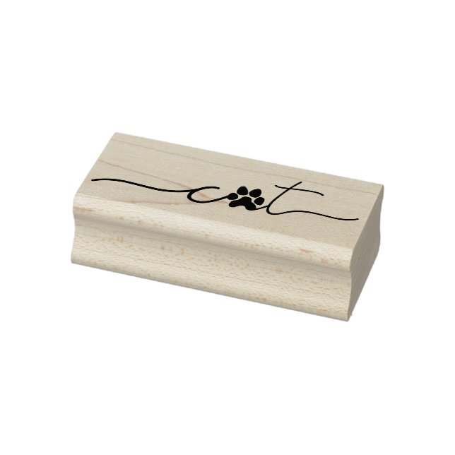 Paw Niedlich Cat Gummistempel (Stempel)