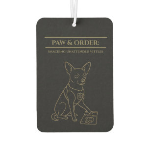 Paw & Order: SUV Chihuahua Hanging Air Freshener Autolufterfrischer