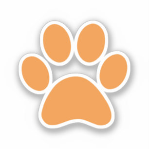 Paw Print Aufkleber