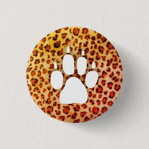 Paw Print Button