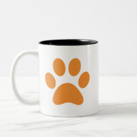 Paw Print Coffee Tasse