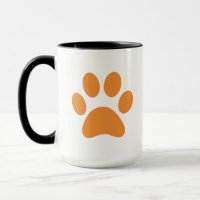 Paw Print Coffee Tasse