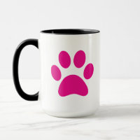 Paw Print Coffee Tasse