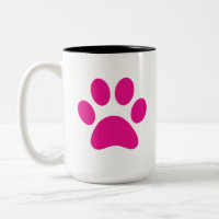 Paw Print Coffee Tasse