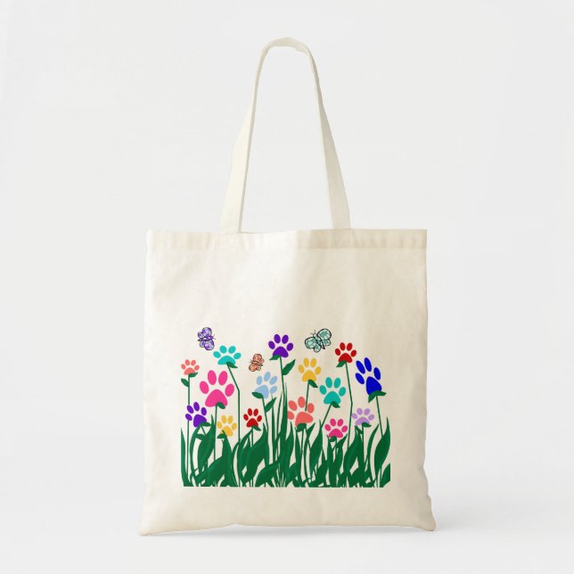 Paw Print Garden Tasche (Vorne)