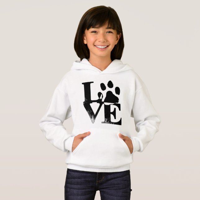 Paw Print Hoodie (Vorne ganz)