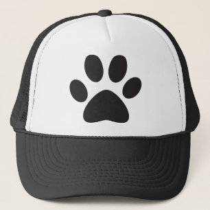Paw Print Hund Katze Tier Füßchen Welpe Truckerkappe