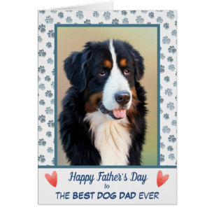 Päw Print Hund Vater Fotovorlage Vatertag