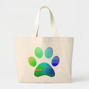 Paw Print Jumbo Stoffbeutel
