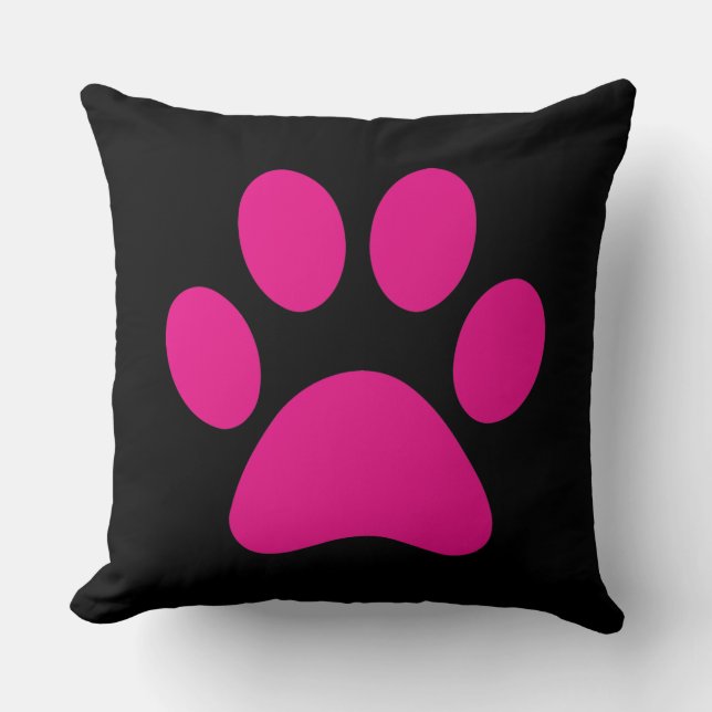 Paw Print Kissen (Vorderseite)