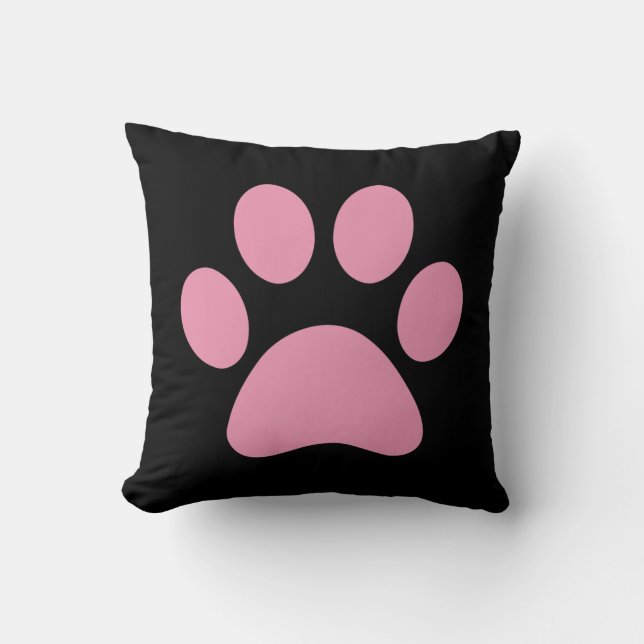 Paw Print Kissen (Vorderseite)