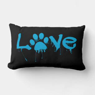 Paw Print Lendenkissen