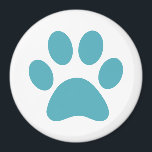 Paw Print Magnet<br><div class="desc">Fun Paw Print Design für Tierfreunde!</div>