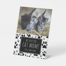 Paw Print Mother's Day Foto von Katzen Hund Hausti