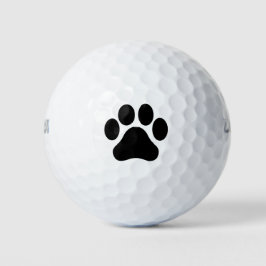 Paw Print Pattern Wilson Golf Ball Packs